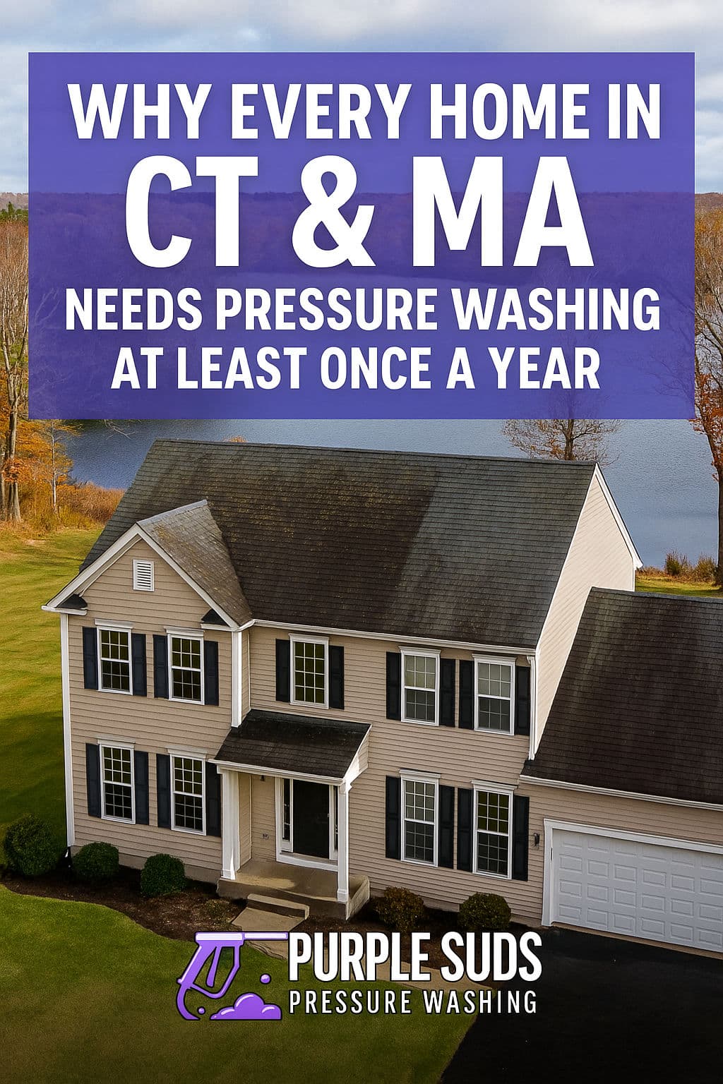 Why Every Home in Connecticut & Massachusetts  Needs Pressure Washing at Least Once a Year image