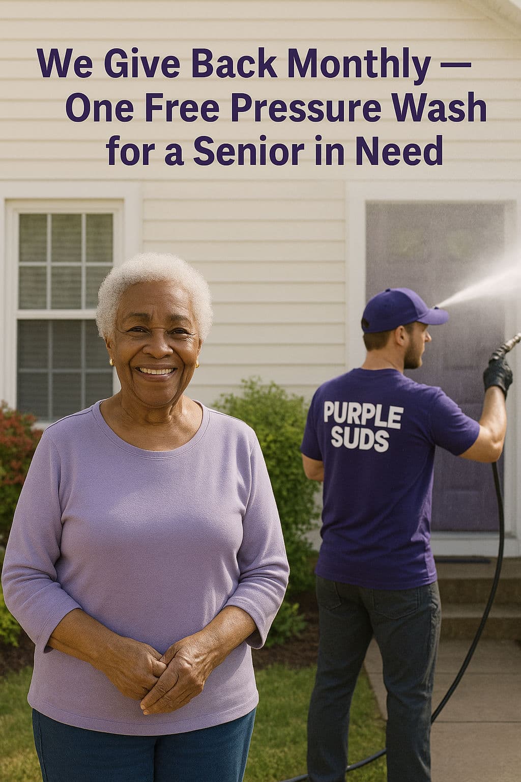 More Than Just Clean: How Purple Suds Gives Back to Our Elderly Neighbors image